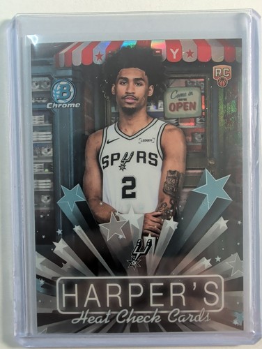 Topps 2025-26 Bowman Chrome Dylan Harper RC Hobby Stars Refractor #HS-4 Spurs