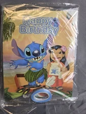 Lilo & Stitch Birthday Party Kit Banner and hanging designs