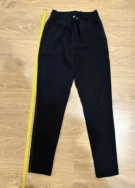 Women Liu Jo Trousers Black Polyester 34 / XS / 42 #A7UH