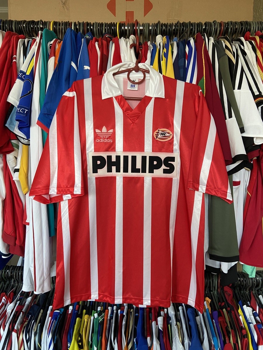PSV EINDHOVEN 1990 1991 HOME FOOTBALL SHIRT SOCCER JERSEY ADIDAS