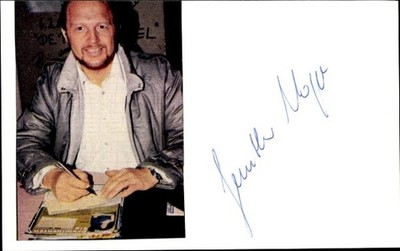 Autograph card zoologist Gunther Nogge, director of the Cologne Zoo,... - 11537357