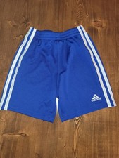 Boys Size 6 ADIDAS Blue Striped Athletic Shorts