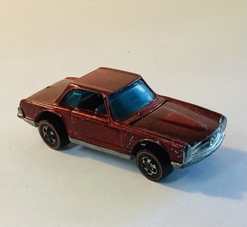 VINTAGE 1969 HOT WHEELS REDLINE RED MERCEDES-BENZ 280SL ORIGINAL CAR VG COND!!