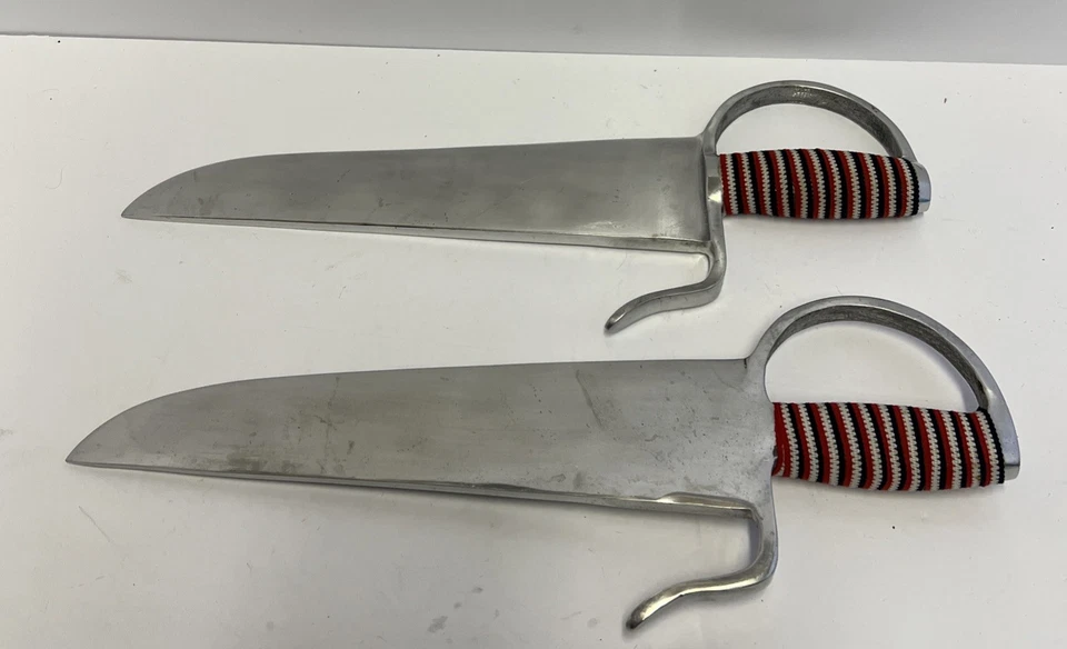 Butterfly Sword Wing Chun Kung FuTraining Aluminum  Martial Arts Sword Set Of 2 - Image 2 of 4