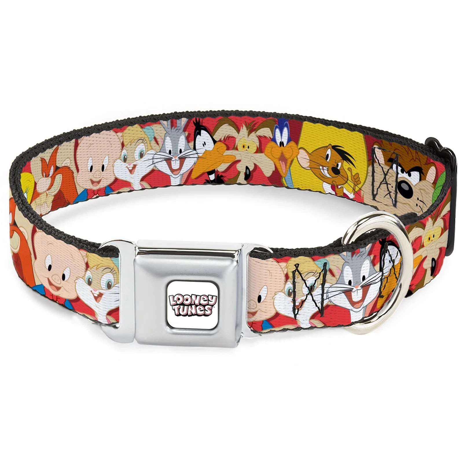 Looney Tunes Pet Collar, Dog Collar Metal Seatbelt Buckle, Looney Tu (US IMPORT)