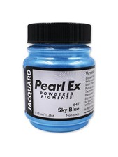 Jacquard Pearl Ex Pigment Powder 0.75 oz Sky Blue - Loose Mica Powder for Epoxy