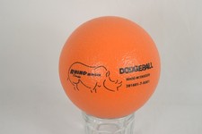 Champion Sports Rhino Skin Orange Dodgeball 6 Foam PE Gym Ball Tear Resistant