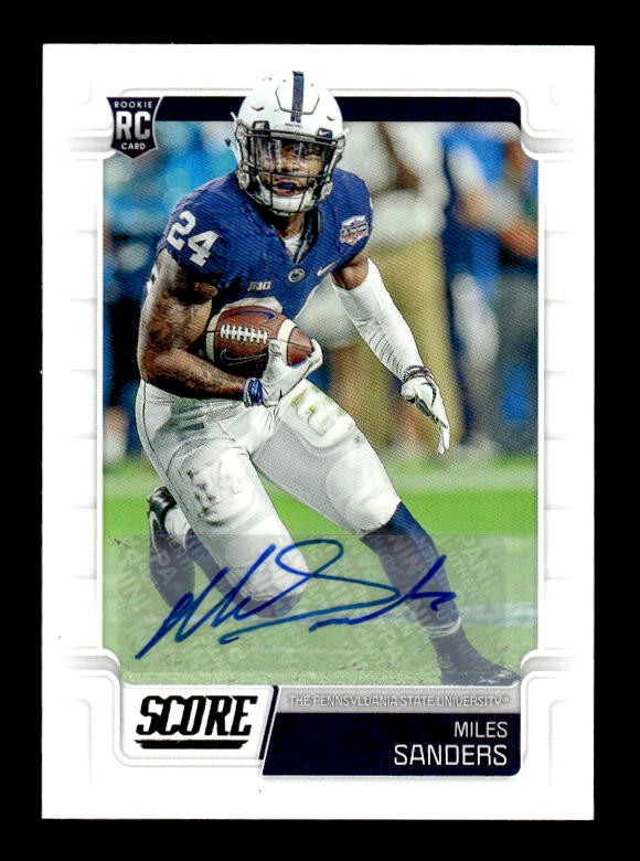 2019 Score #346 Miles Sanders Rookies Signatures