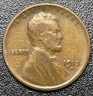 1913-D Lincoln Wheat Cent ~ Fine Condition ~ COMBINED SHIPPING!