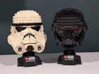 LEGO Star Wars: Stormtrooper Helmet (75276) & Dark Trooper Helmet (75343)