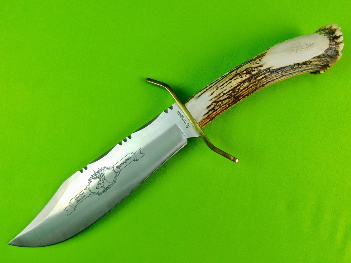 US Remington RE18575 Crown Stag Bowie Limited Large Hunting US Remington RE18575 Crown Stag Bowie Limited Large Hunting