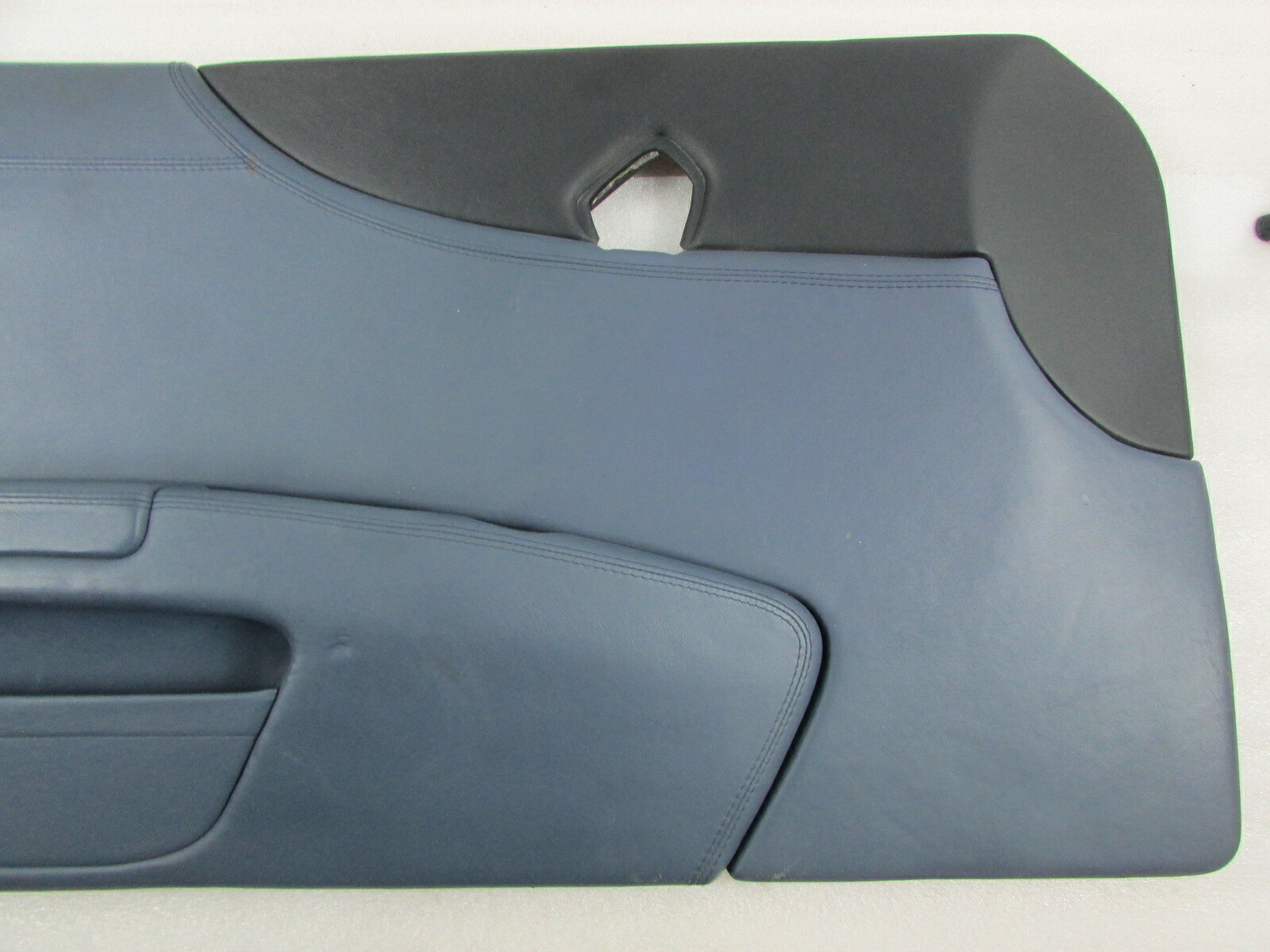 Ferrari 550, LH, Left Door Trim Panel, Blue/Dark Blue, Used, P/N 645846..