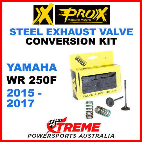 ProX Yamaha WR250F WRF250 2015-2017 Steel Exhaust Valve & Spring Upgrade Kit - Picture 1 of 2