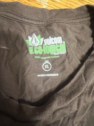 Women's T shirt Size XL Volcom Brown - Picture 5 of 6