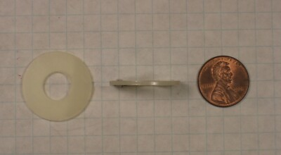 #ad #ad NYLON FLAT WASHER 3 8quot; INSIDE DIAMETER 1quot; OUTSIDE DIAMETER 1 16quot; THICKNESS $5.95