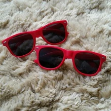 TimeOut New York Red Fun Sunglasses - Great for gift / party