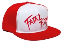 Fatal Fury Hat Embroidered Flat brim Terry Bogard Red Cap Andy King of Fighters