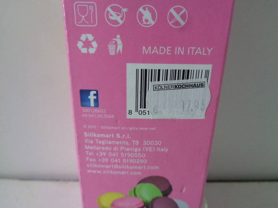 MACARONS Mattenset ° Silikomart Backmatte ° OVP! - Bild 4 von 4