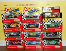 Matchbox Racing Boxed Cars Earnhardt Sadler Martin Earnhardt Labonte Bodine, etc