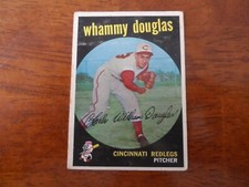 1959 TOPPS BASEBALL #431 WHAMMY DOUGLAS CINCINNATI REDLEGS VG/EX  T463