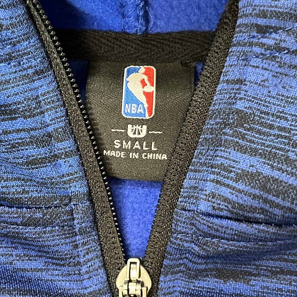 Golden State Warriors NBA Men's Game Zip Front Jacket Sweat Fleece Sz S Hoodie - Image 3 of 4