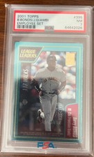 Barry Bonds / Giambi  2001  Topps EMPLOYEE Set  #395 From Factory Set /150 PSA 7