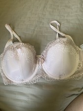 New Pink Lace DKNY Bra 36C Light Padding, Underwire 42