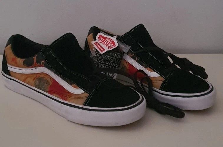 FW17 Supreme Vans Old Andres Serano Skool Blood and Semen II UK 10 US 11 EU 44.5