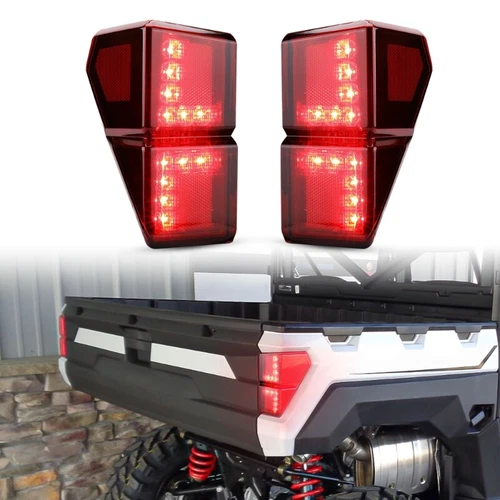Tail Light UTV Taillight Rear Brake Stop Lamp For Polaris Ranger 1000 BC CREW MD - Foto 9 di 9