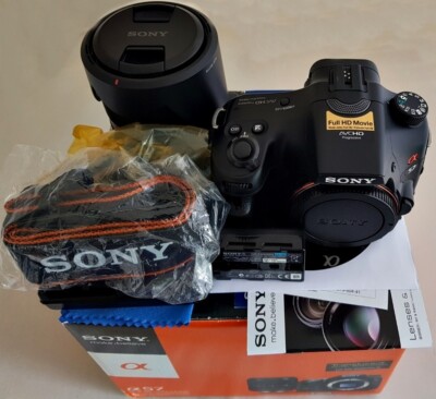 Sony Alpha SLT-A57 16.1MP Digital SLR Camera - Black w/18-135mm