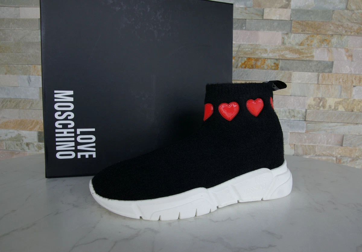 Love moschino shop high top sneakers
