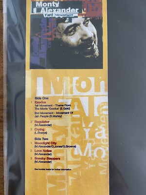 洋楽 Monty Alexander Yard Movement LP Monty Alexander ‎– Yard Movement LP 2021 Island Jamaica Jazz