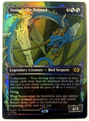 MTG Yorion, Sky Nomad FOIL March of the Machine Multiverse Legends