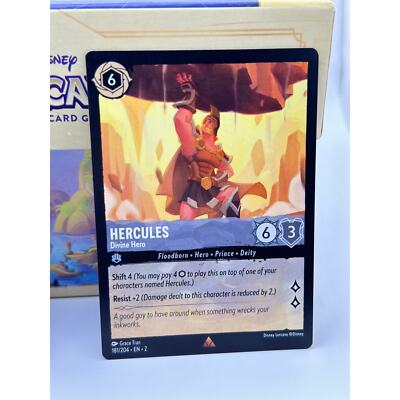Disney Lorcana Card Hercules Divine Hero1 Non-Foil | eBay Disney Lorcana Card Hercules Divine Hero1 Non-Foil | eBay