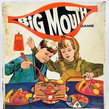 RARE Vintage BIG MOUTH Game 1968 Schaper Toy Manufacturers Of America SCARCE