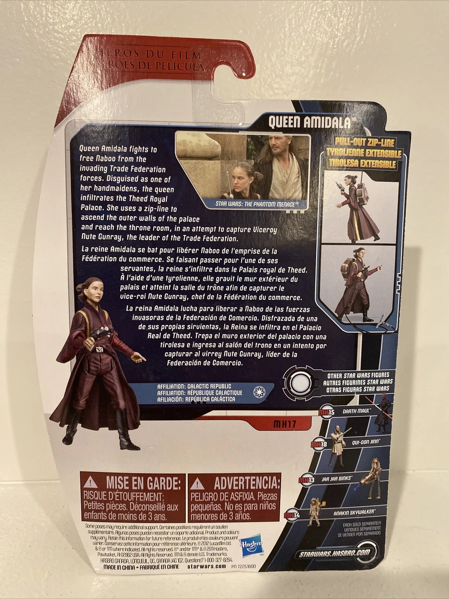 STAR WARS MH17 QUEEN AMIDALA MOVIE HEROES NEW PULL OUT ZIP LINE eBay