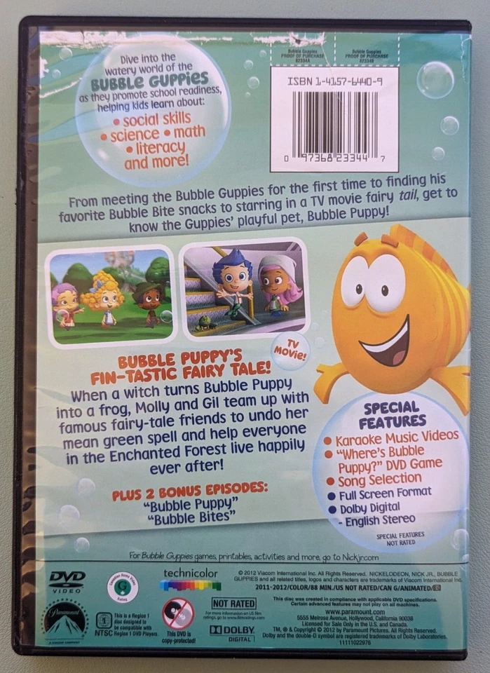 Bubble Guppies (DVD, 2012) - Image 2 of 4