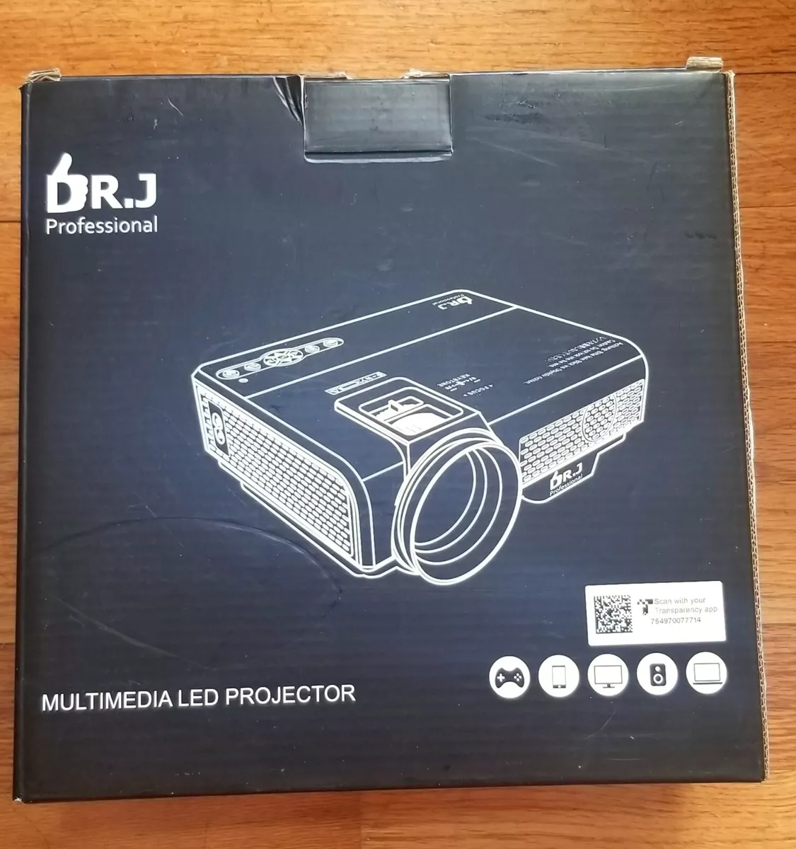 dr j professional multimedia led projector TV & Video
