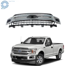 Fit For Ford F-150 2018-2020 Front Radiator Grille Assembly Chrome Jl3z-8200-ea