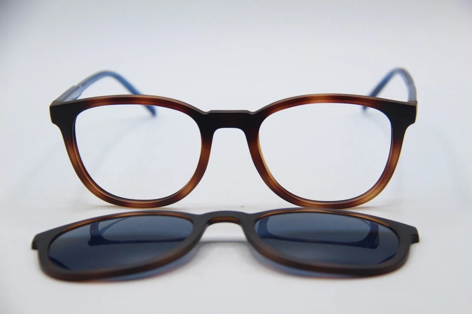 NEW ARNETTE MOMOS 4289-2774/1W HAVANA BLUE CLIP ON AUTHENTIC SUNGLASSES 53-21 - Image 2 of 4