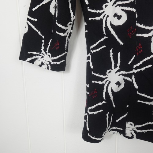 Betsey Johnson Womens Spider Print Top Small - Picture 5 of 13