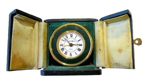 Neiman Marcus Reiseuhr Vintage Original Box Swiss