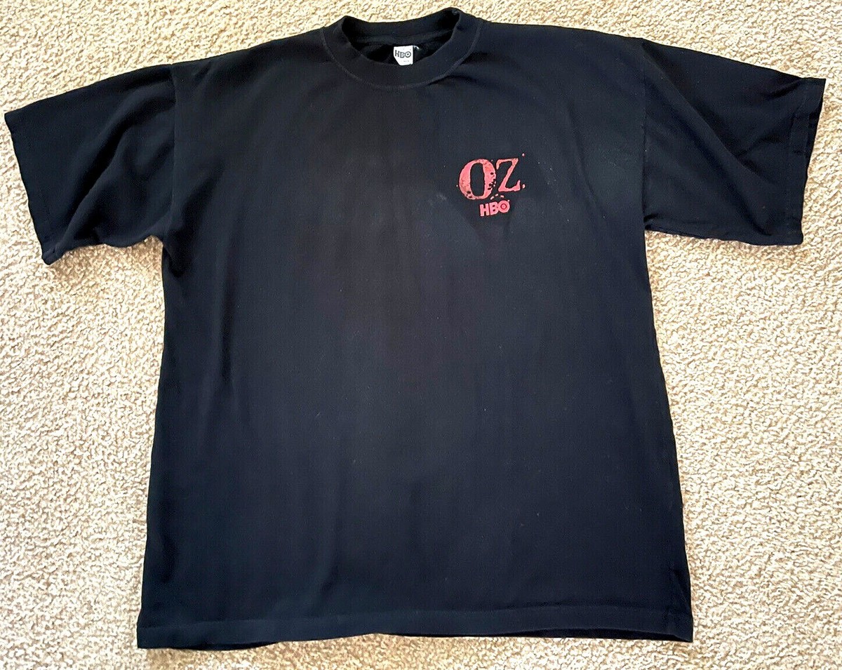 OZ 1997 Vintage Promo Shirt Watch Your Back HBO Exclusive OZ 1997 Vintage Promo Shirt Watch Your Back HBO Exclusive