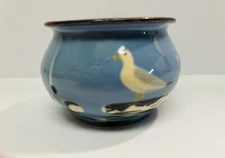 Vintage Small Babbacombe Pottery Torquay Seagull Ware Pot Trinket Dish
