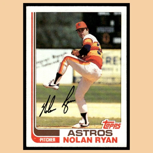 Nolan Ryan #90 1982 Topps Houston Astros Baseball Card MLB NM