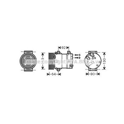 Kompressor Klimaanlage für Renault Megane II BM0/1_ CM0/1_ Scénic JM0/1_ JZ0/1_