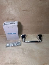 Moen Voss Pivoting Paper Holder Chrome Bathroom Hardware Taiwan Made Modern