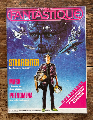 L'ECRAN FANTASTIQUE #57 Fantasy Movie Mag 1985/Last Starfighter/Mask/Phenomena