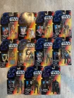 Lot of 11 Star Wars POTF Action Figures Complete Set Kenner 1995 NIB MINT RARE