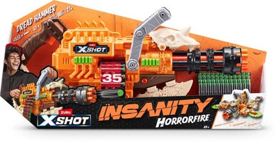 ZURU - X-Shot Insanity Horror Fire Dread Hammer Toy Gun - NIB